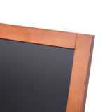 Holz Kundenstopper Flip 55x105 cm Hellbraun