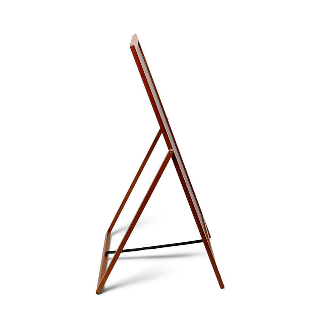Holz Kundenstopper Flip 68x140 cm Hellbraun