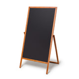 Holz Kundenstopper Flip 68x140 cm Hellbraun