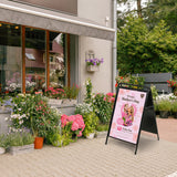 Kundenstopper Elegant Stahl A1