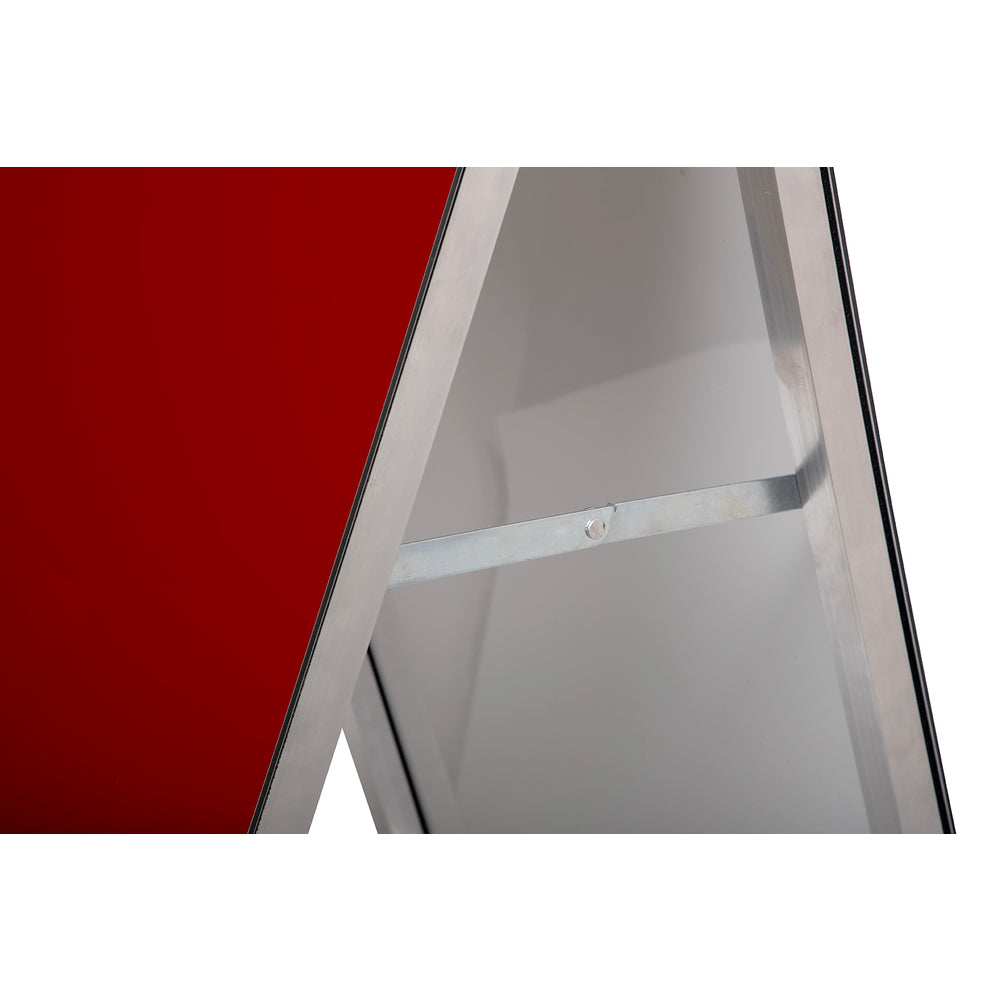 Satz Kundenstopper Stick-On Format 500x700mm Beine und Universal Klettverschluss