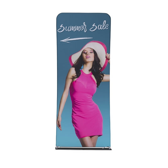 Zipper-Wand Banner 100x200cm Druck einseitig