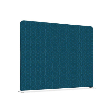 Textil Raumteiler 150-150 Doppel Hexagon Blau