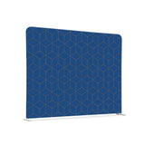 Textil Raumteiler 150-150 Doppel Hexagon Blau-Braun