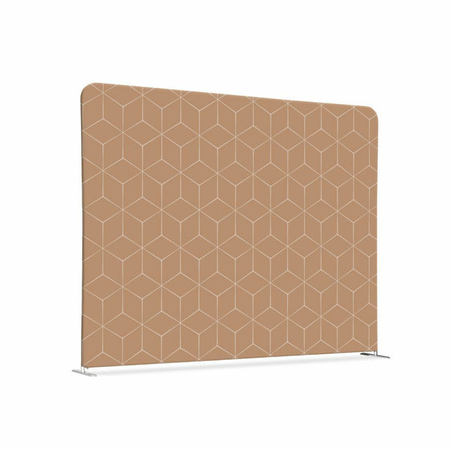 Textil Raumteiler 150-150 Doppel Hexagon Beige