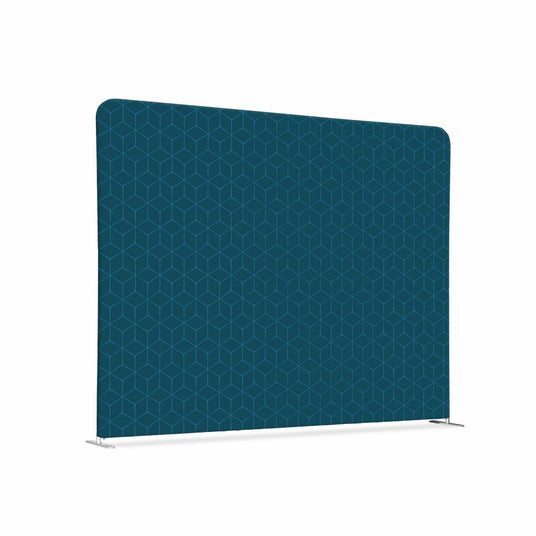 Textil Raumteiler 150-150 Doppel Hexagon Blau