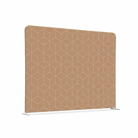 Textil Raumteiler 200-150 Doppel Hexagon Beige