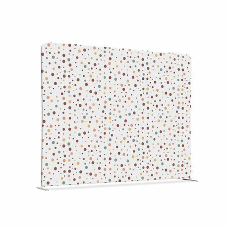 Textil Raumteiler 200-150 Doppel Punkte Farbe Erde