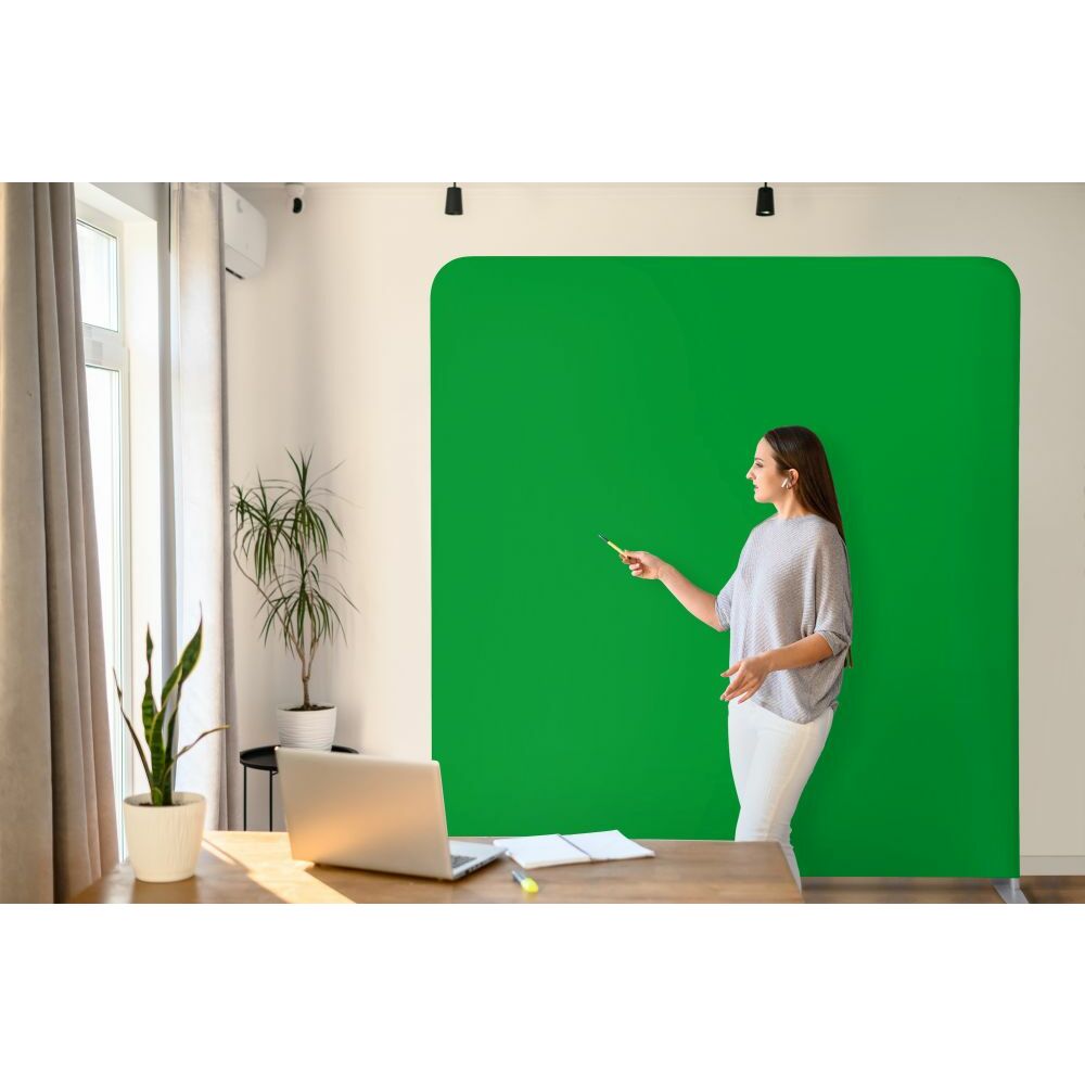 Zipper-Wall Straight Basic 200 x 230 cm Green Screen Chroma Key