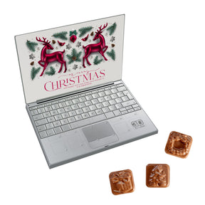 A5-Adventskalender mit Logo – Cover rundum bedruckt