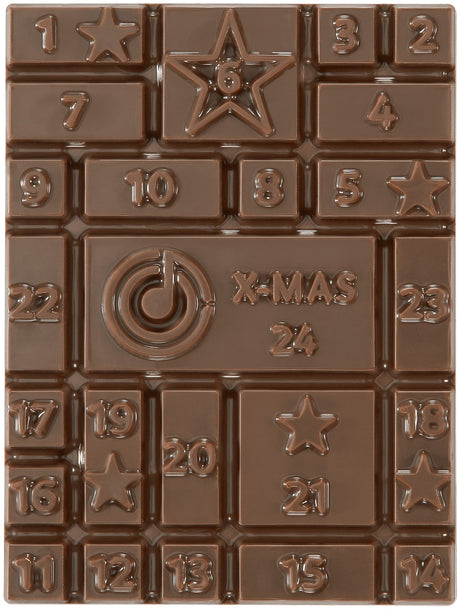 Mini-Adventskalender in Dose mit Logo-Schokotafel – Ansicht 3