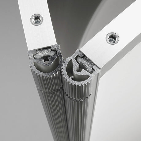 AluFold Budget Rechteck Theke – Detailansicht