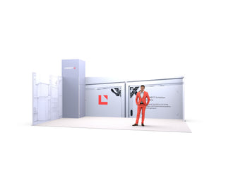 CORNECT Messepaket L – Aufbauvariante (Standform)