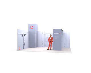 CORNECT Messepaket L – Aufbauvariante (Standform)