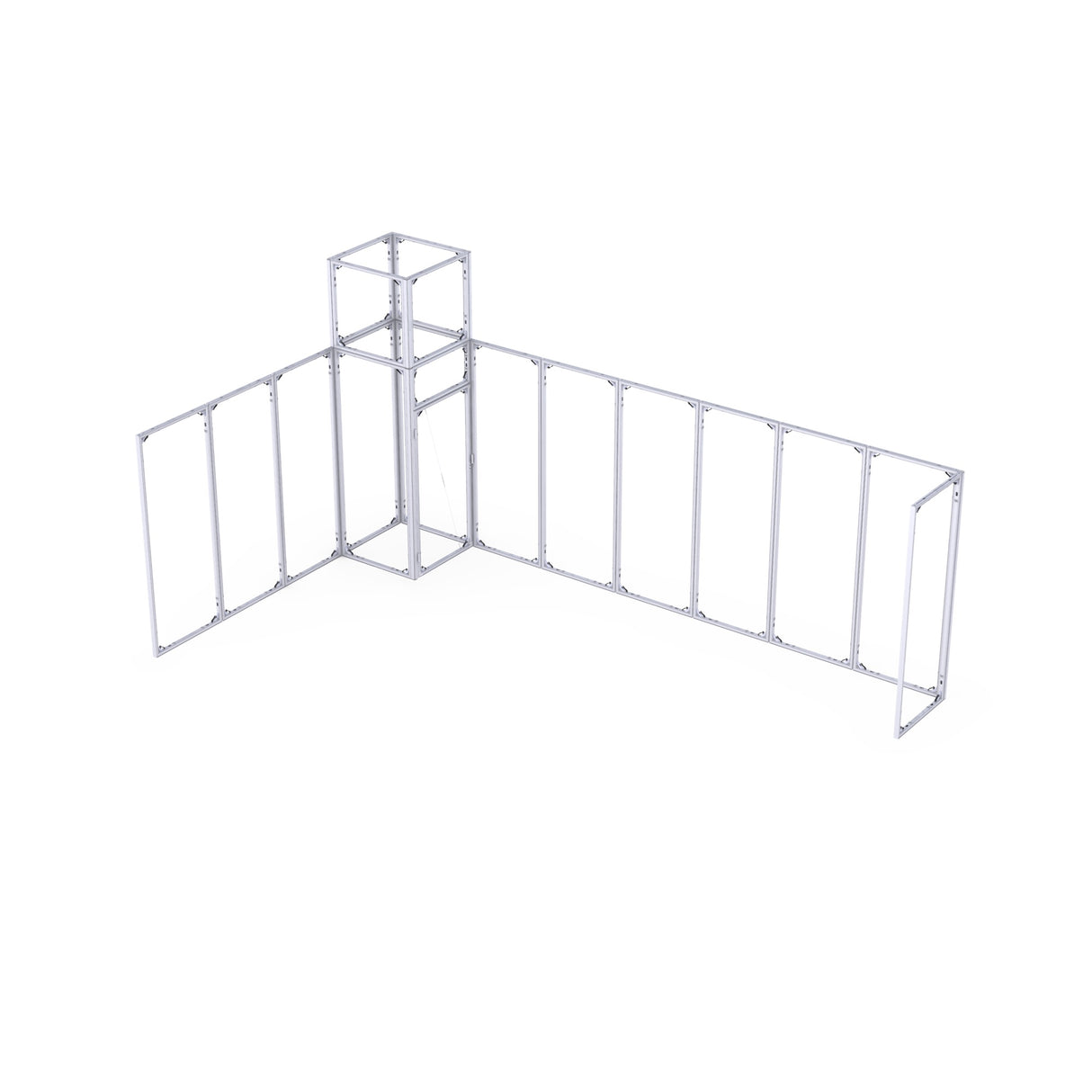 CORNECT Messepaket L – modulares Gestell (ohne Tuchbespannung)
