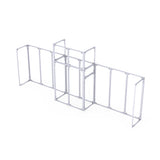 CORNECT Messepaket L – modulares Gestell (ohne Tuchbespannung)
