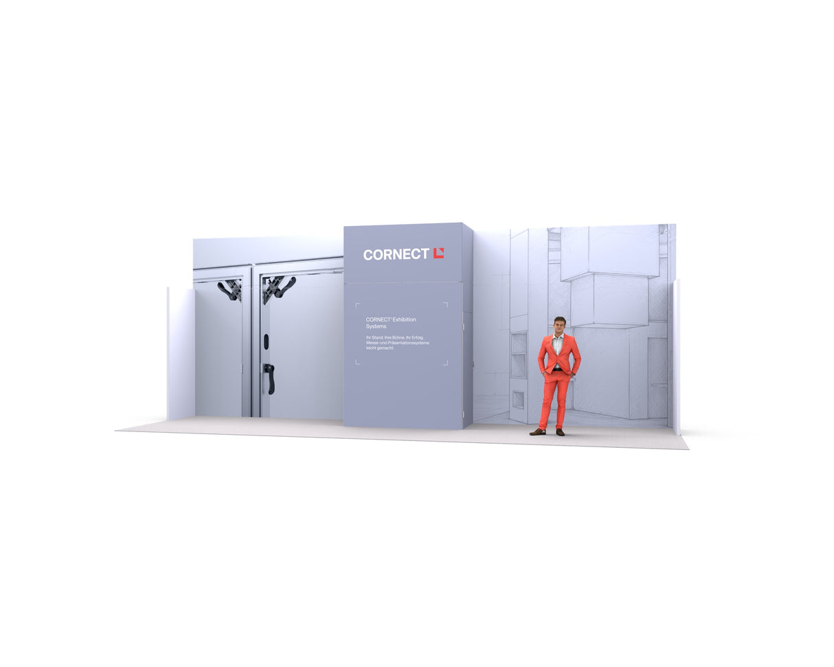 CORNECT Messepaket XL – Aufbauvariante (Standform)