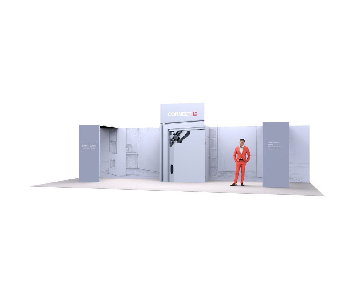 CORNECT Messepaket XL – Aufbauvariante (Standform)