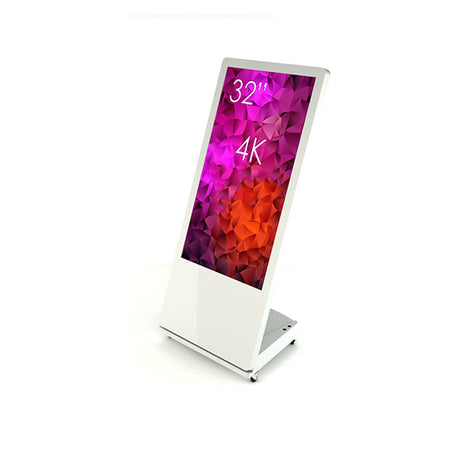 Digitaler Kundenstopper 32" weiß