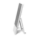 Digitaler Kundenstopper FRAMELESS weiss – 43" Samsung UHD mobil