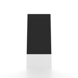 Digitaler Kundenstopper FRAMELESS weiss – 43" Samsung UHD mobil