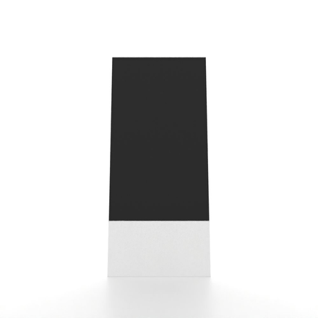 Digitaler Kundenstopper FRAMELESS weiss – 43" Samsung UHD mobil – Gesamtansicht