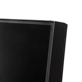 Digitaler Kundenstopper FRAMELESS schwarz – 43" Samsung UHD mobil