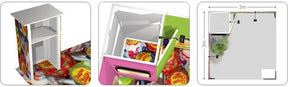 Messestand mit Kabine (3x3 m, Eckstand) – Detailansicht