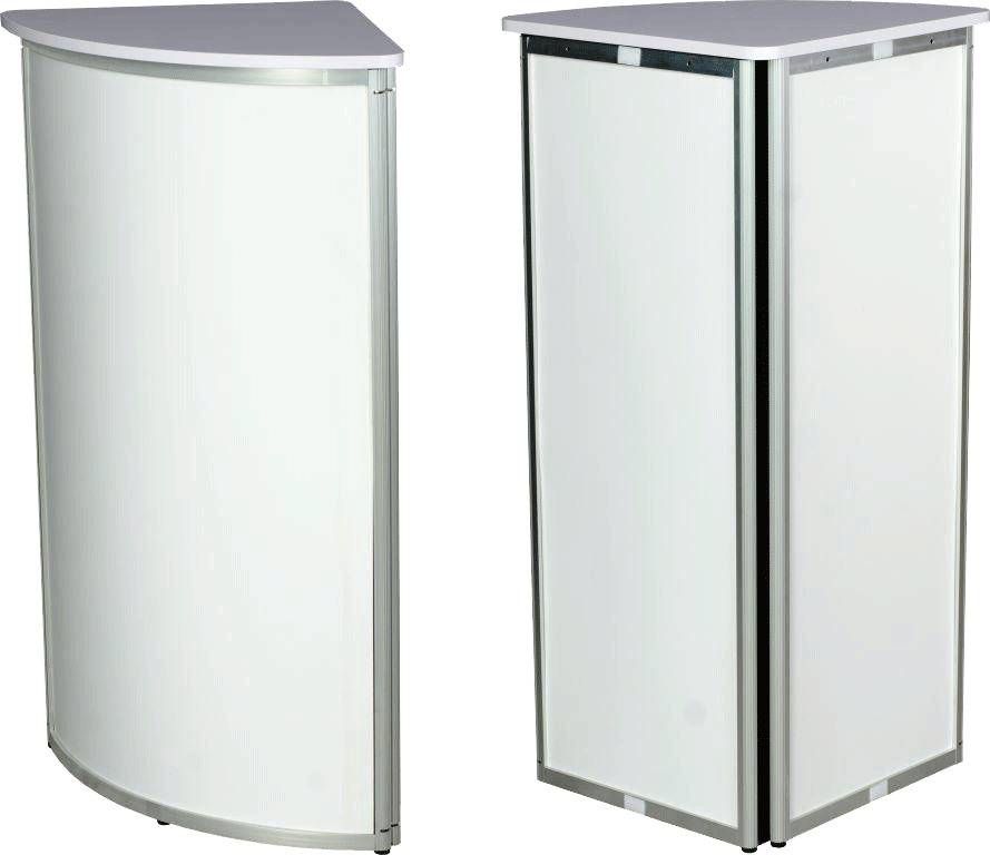 Faltbare Ecktheke Alufold