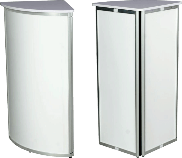 Faltbare Ecktheke Alufold