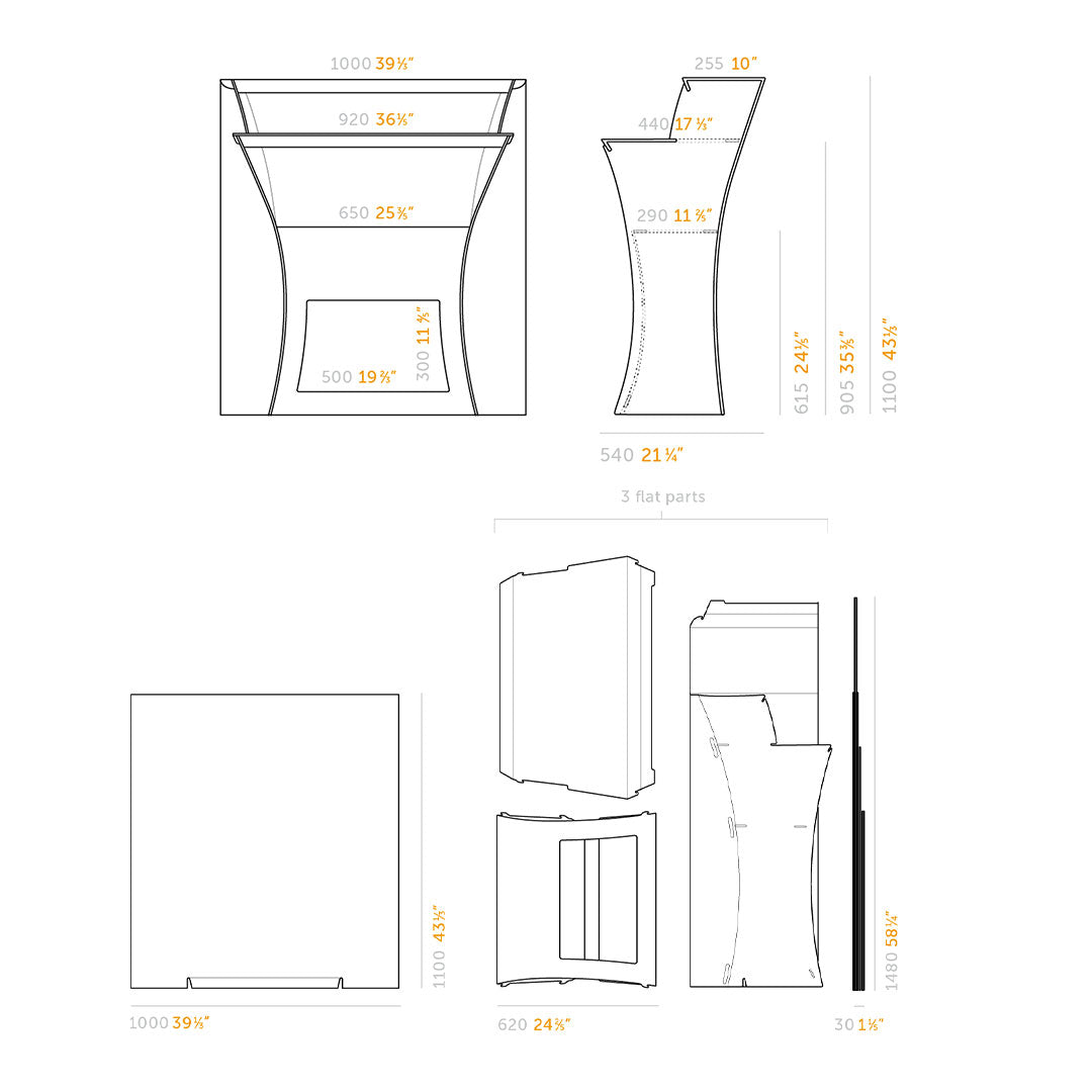 Bar Design Dimensions