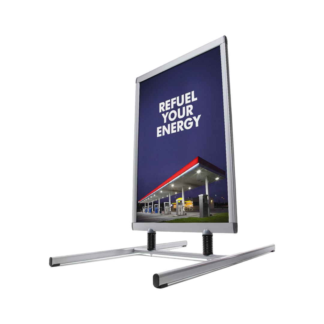 Kundenstopper Windtalker