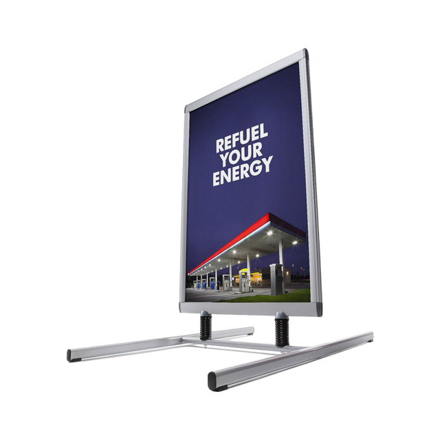 Kundenstopper Windtalker