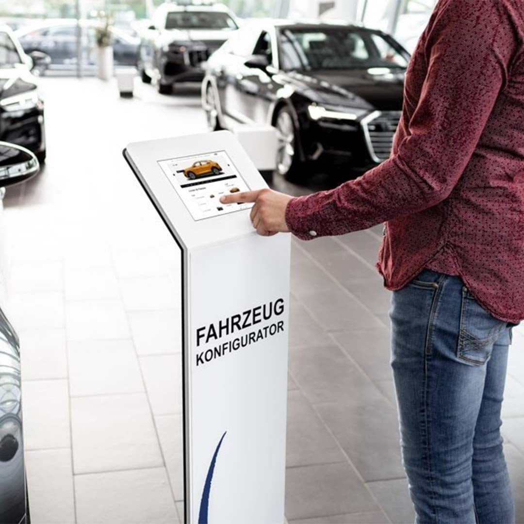 iPad Bodenständer mit Akku "Design Tab+"