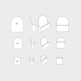 Prospektfach Din-A4, zum einhängen