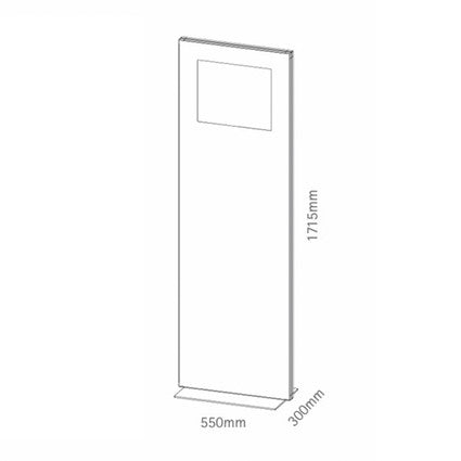 INFO-Stele iPoint Media Black – Detailansicht