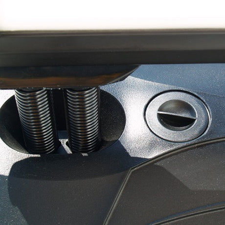 Kundenstopper A1 (schwarz) – Detailansicht