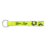 Kurzes Ökoschlüsselband PET mit Werbedruck