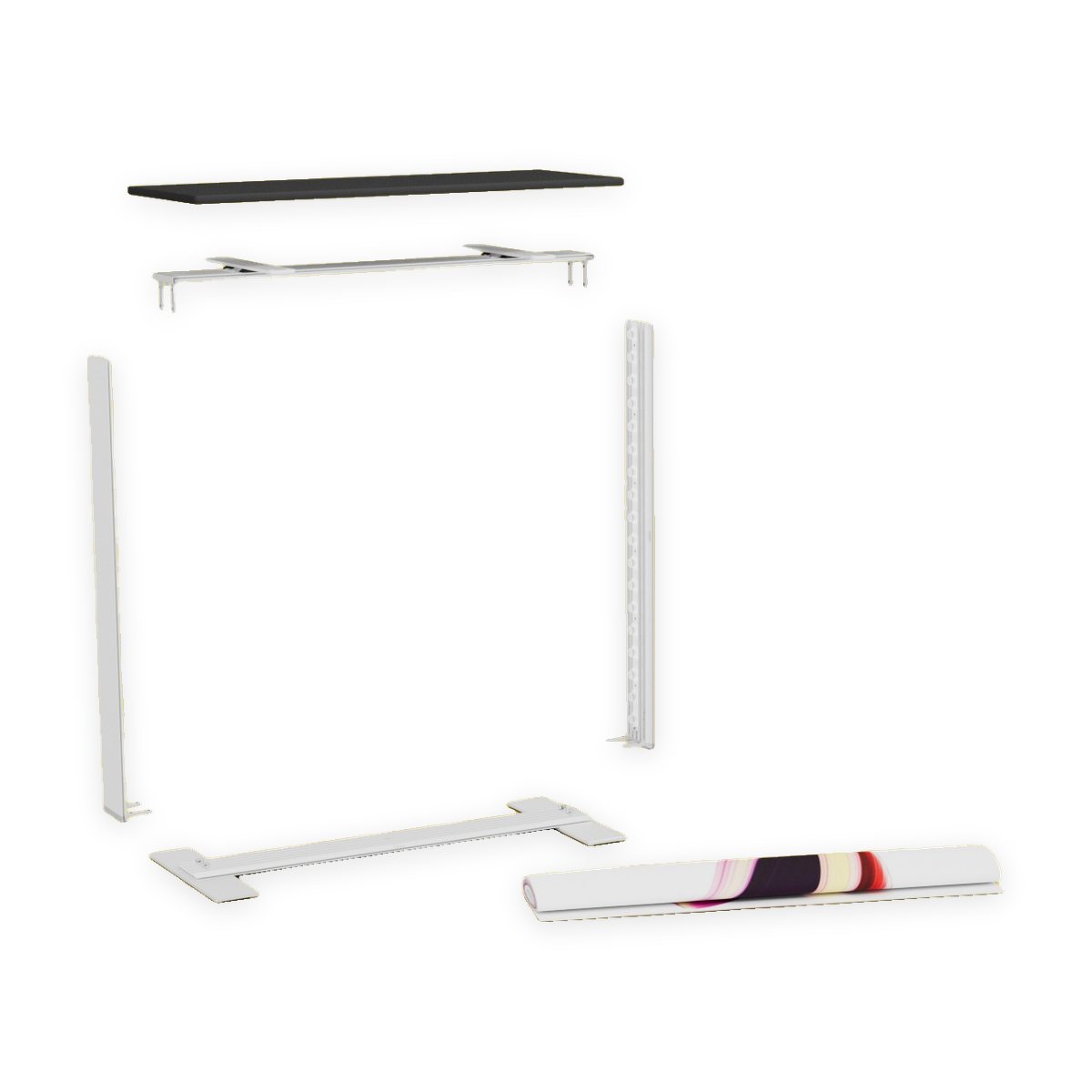 LEDUP Counter – Einzelteile zerlegt