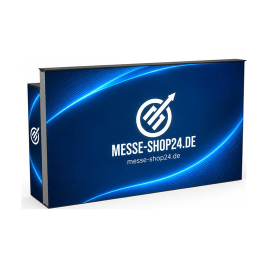 LEDUP Counter MAX Extension mit Messe-Shop24-Branding – freigestellt