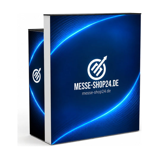LEDUP Counter MAX mit Messe-Shop24-Branding – freigestellt