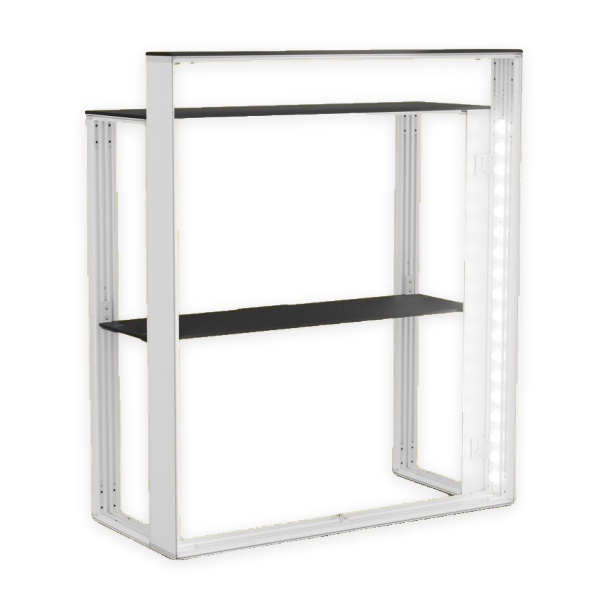 LEDUP Counter MAX – Alurahmen ohne Druck