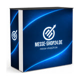 LEDUP Counter ONE mit Messe-Shop24-Branding – freigestellt
