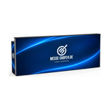 LEDUP Counter Set Maximus 300 cm mit Messe-Shop24-Branding – freigestellt