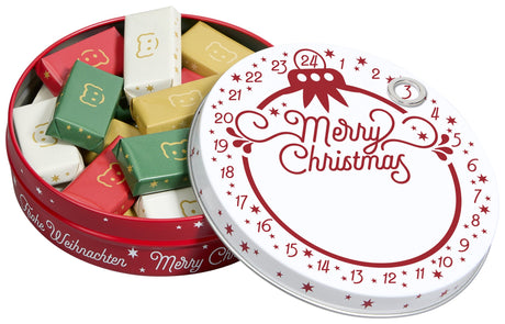 Magnetdosen-Adventskalender mit Logo – Schoko-Naps – Ansicht 2