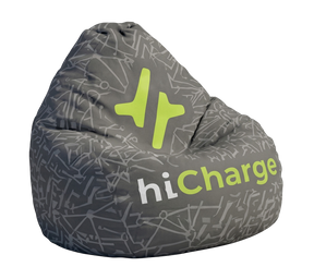 Sitzsack mit Logo - Beanbag vollflächig bedruckt – Gesamtansicht (ki-bearbeitet)