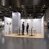 CORNECT Messepaket L – modularer Messestand bis 28 m²