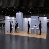 CORNECT Messepaket L – modularer Messestand bis 28 m²