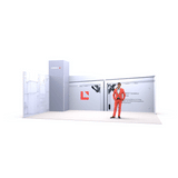 CORNECT Messepaket L – modularer Messestand bis 28 m²