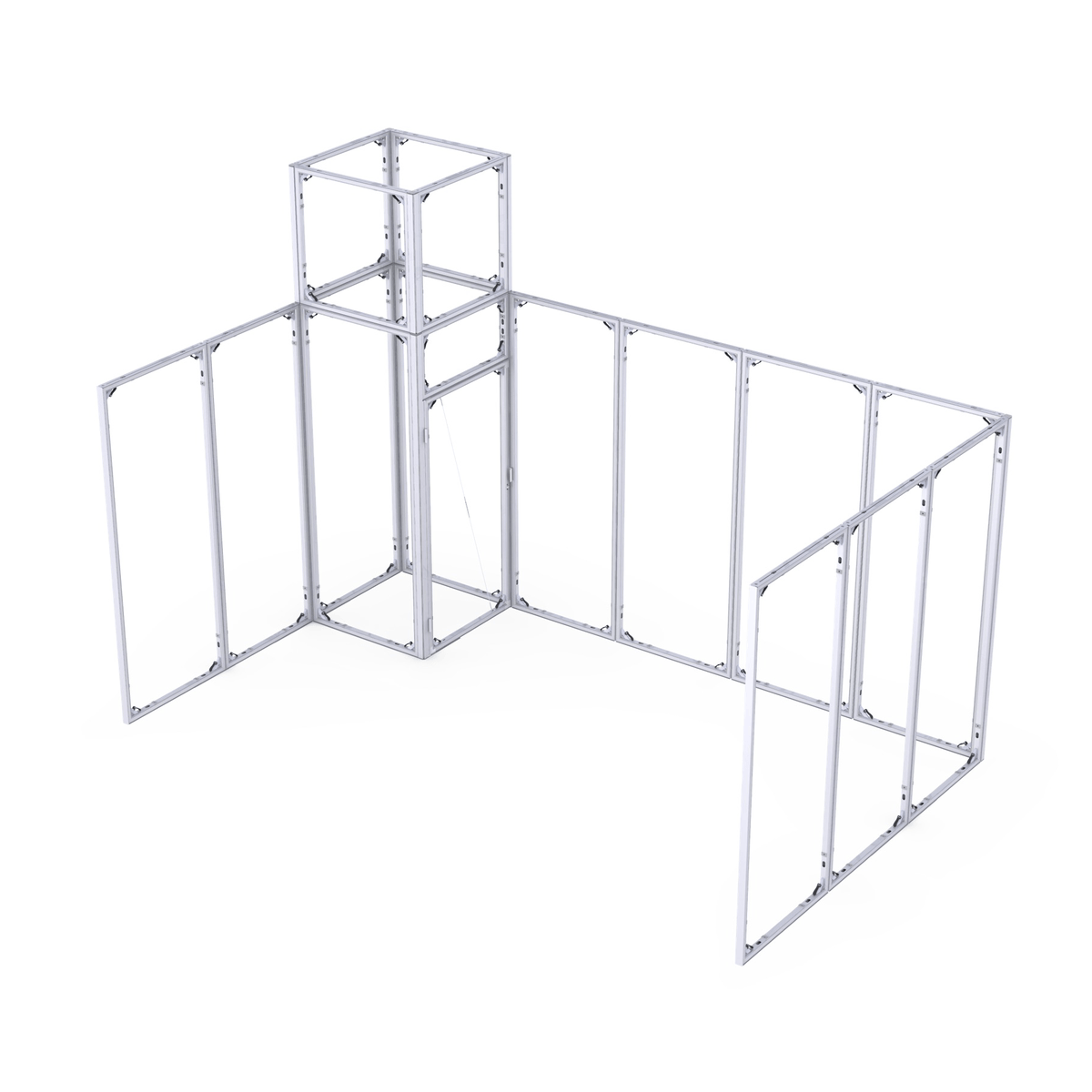 CORNECT Messepaket L – modularer Messestand bis 28 m²